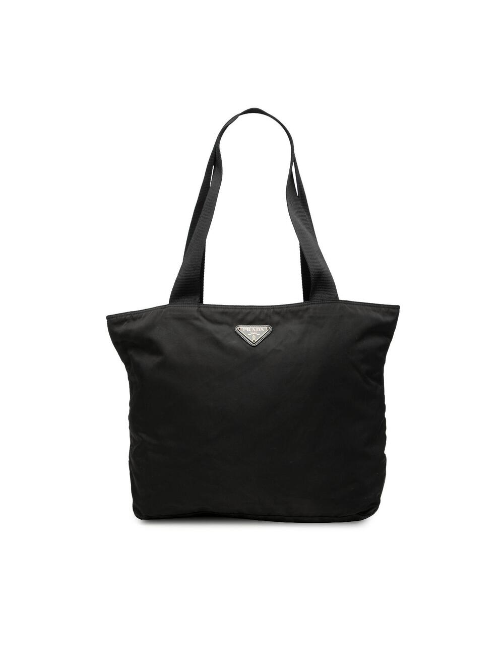 Prada Tessuto Tote Pre-Loved Black #360027P38B